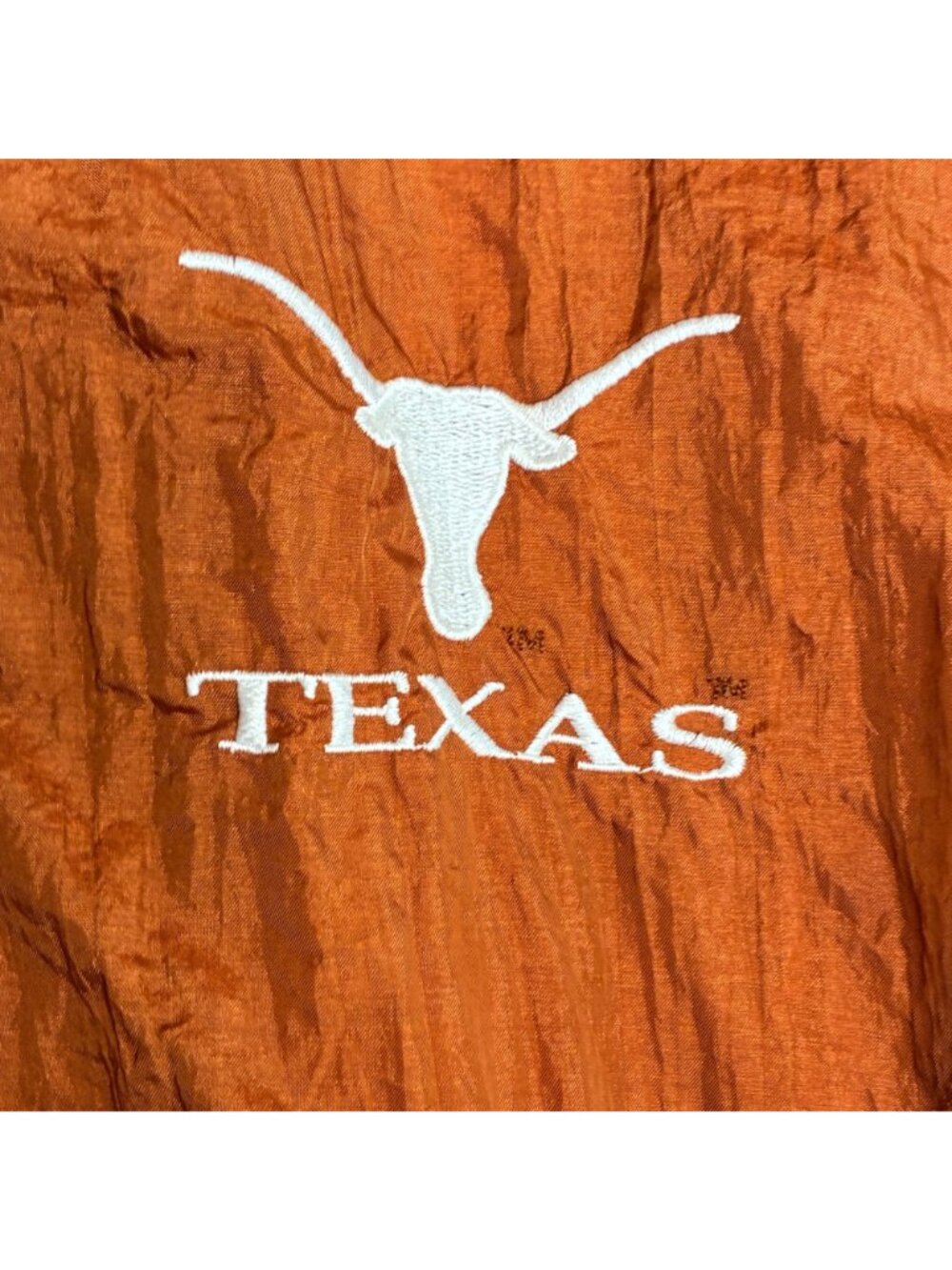 Texas Longhorns Vintage Nylon Tracksuit Jacket & Pants L Orange Gray White - Picture 6 of 12